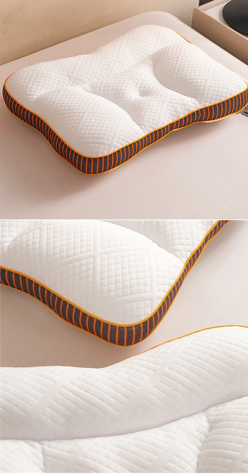 protection adult sleep fiber partition massage pillow