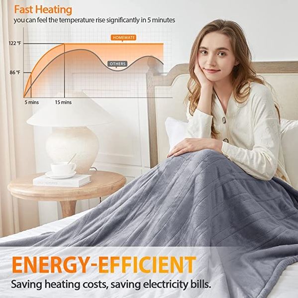 Electric Warm Winter Flannel Blanket